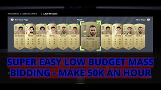 FIFA 22 TRADING TIPS - SUPER EASY LOW BUDGET MASS BIDDING - MAKE 50K AN HOUR - FIFA  TRADING FILTER!