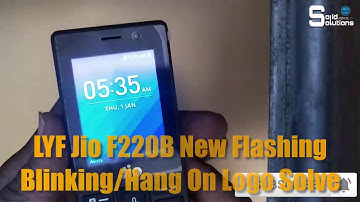 Jio F220B New Model Flashing