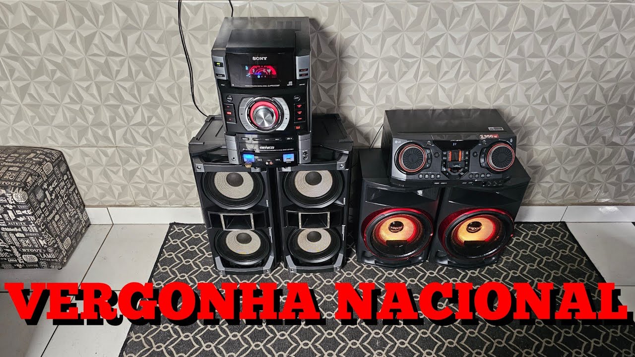 DUELO MUITO HUMILHANTE LG XBOOM CL87 VS SONY GTR6H 