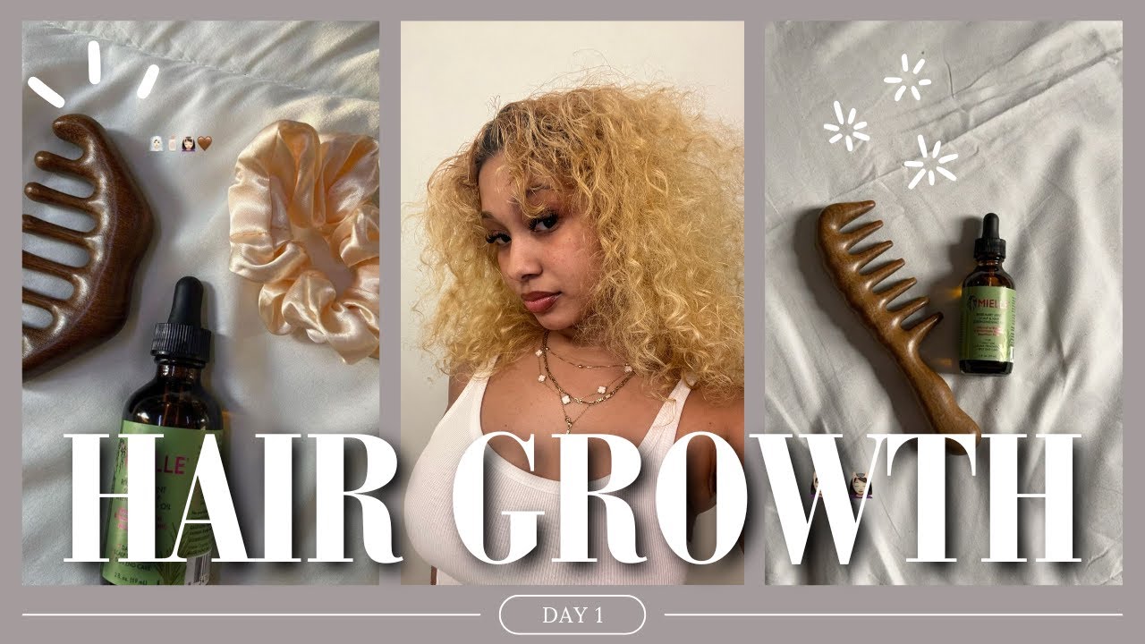 7 DAY HAIR GROWTH JOURNEY: DAY 1 -HOW TO GROW YOUR HAIR FAST WITH A ...