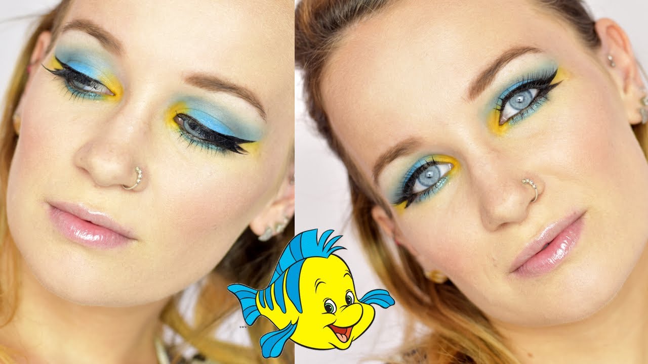 Flounder (The little mermaid \ La inspired makeup Makeup