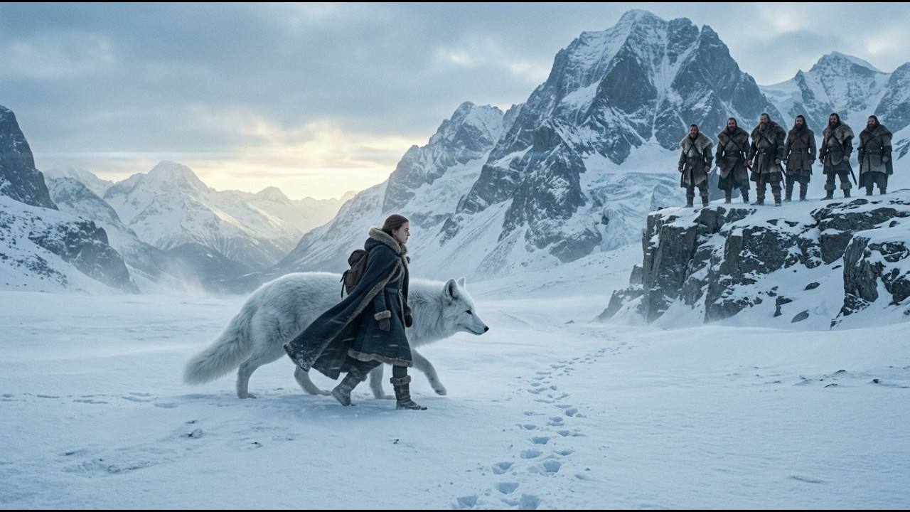 El zorro ártico blanco la siguió por millas; el rey alfa pronto supo por qué.