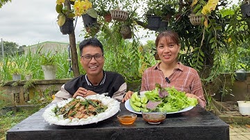 Thịt Heo Chiên Lá Móc Mật Thơm Nức Mũi | TƯƠI CUỘC SỐNG NÔNG THÔN ĐL