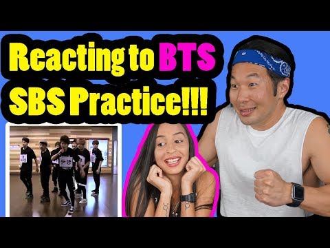 BTS SBS Performance PRACTICE REACTION!!