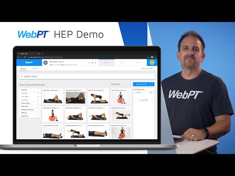 WebPT HEP Demo 2021 | Home Exercise Programs | Physical Therapy Software