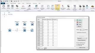Resource Schedule Feature Demo in SIMUL8