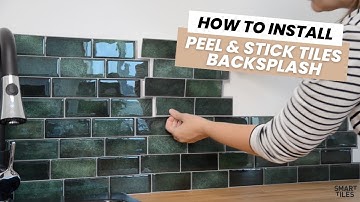 How to Install a Peel and Stick Tiles Backsplash – Step by step | The Smart Tiles