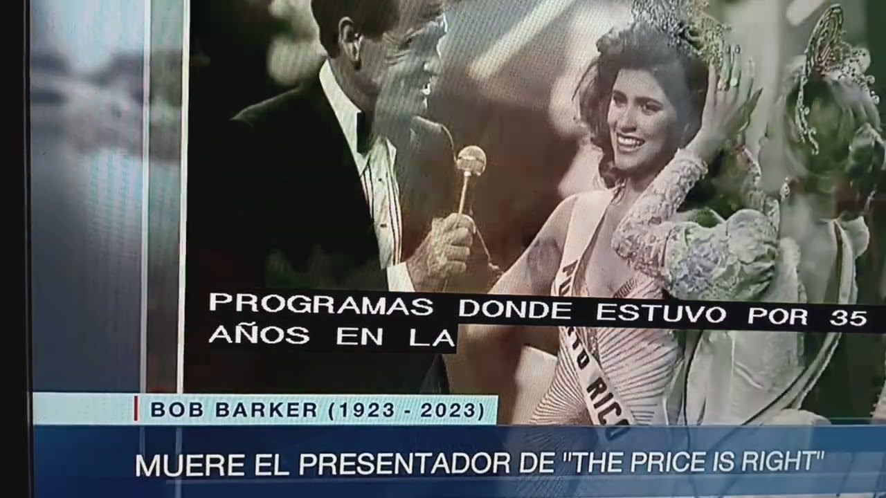 Fallece el presentador Bob Barker.