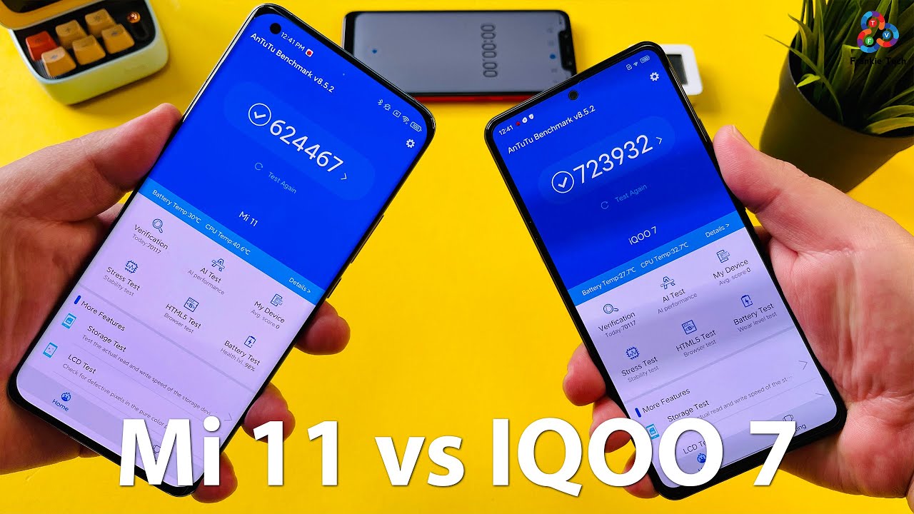 Mi 11 Vs Iqoo 7 Antutu Throttle Test Youtube