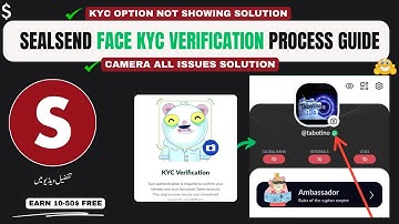 SealSend KYC Verification Kaise Kare Guide | Face Verification & Wallet Activation New Update