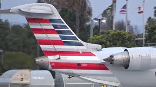 American Eagle (Mesa Airlines) Bombardier CRJ-900LR N249LR LGB Takeoff 30
