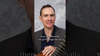 Thumbnail for Keep a Song List: Archive Your Repertoire #shorts #classicalguitarshed #classicalguitar  #guitartips