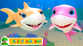 Baby Shark Song, Wheels on The Bus + More Nursery Rhymes & Kids Songs | Little Treehouse