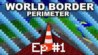 Minecraft but I'm stuck in a 100x100 world border l Minecraft world border #ep1 borde ke bich fasgea