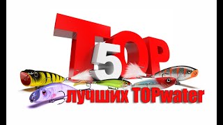 ТОП 5 лучших топвотеров из моей коробки. Приманки для мелководья.