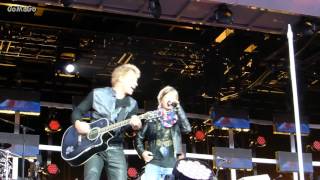 Bon Jovi: 15. Wanted Dead or Alive (Little Jon Bon Marco singin the song), Stuttgart, 21.06.2013