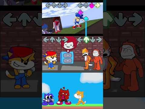 Sonic Joins the Fun! Minecraft vs Scratch - FNF Sonic Mod Gameplay #fnf #fnfmod