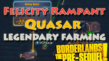 Borderlands the Pre-Sequel - Felicity Rampant Drops Quasar Legendary Grenade Mod