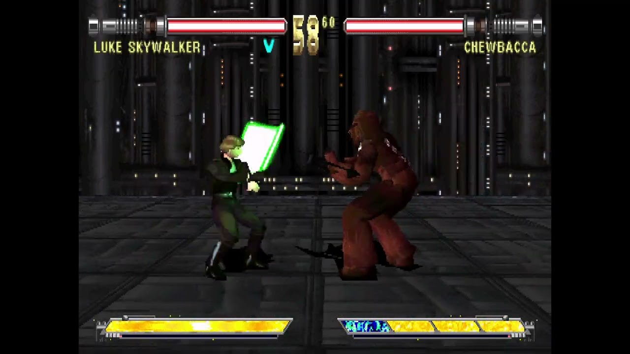 Star Wars Masters of Teras Kasi - Full Playthrough - Jedi Difficulty - No Continues