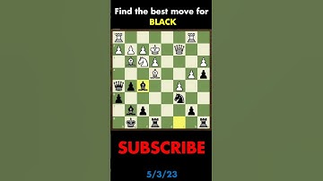 Daily chess puzzle Solution 5/3/23 | #shorts #chess #puzzle