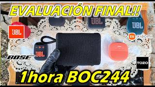 Bocina 1Hora 244 Evaluación final con otras parlantes de diferentes marcas