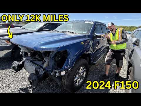 I Found A Wrecked 2024 Ford F150 With Only 12k Miles!