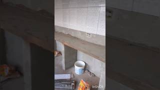 como estar ficando o balcão de concreto