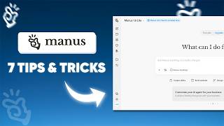 Top 7 Manus AI Tips & Tricks in 2026 | Best AI Agent