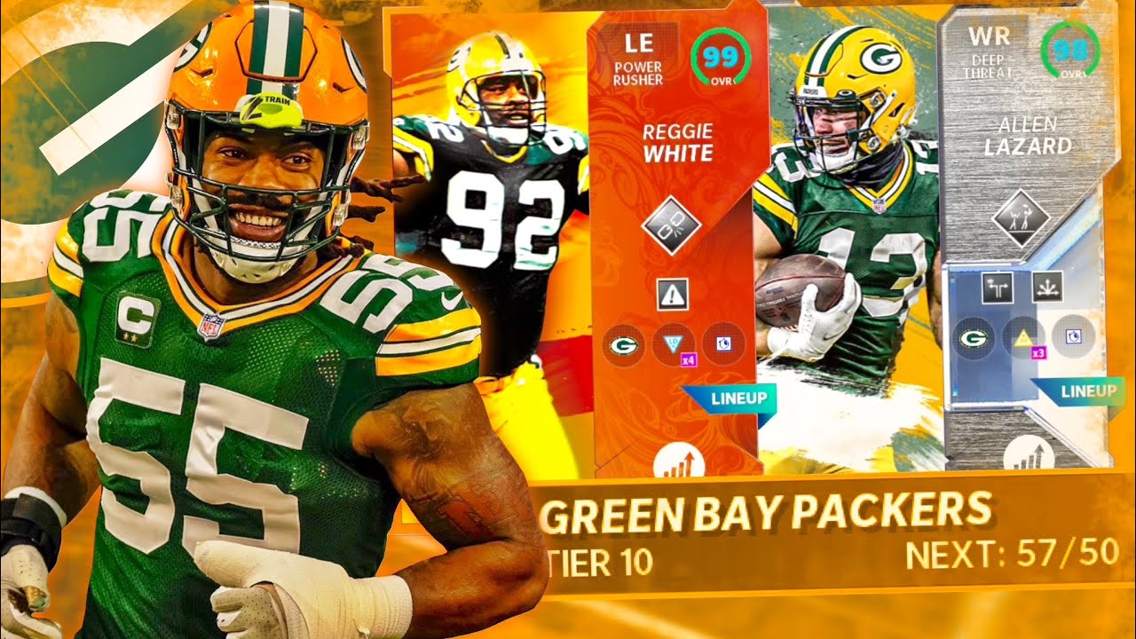 THE BEST GREEN BAY PACKERS THEME TEAM IN MADDEN 21!! LINEUP UPDATE