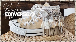 BOHO DIY CONVERSE REVAMP