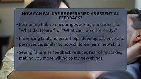 How Can Failure Be Reframed As Essential Feedback? - The Personal Growth Path