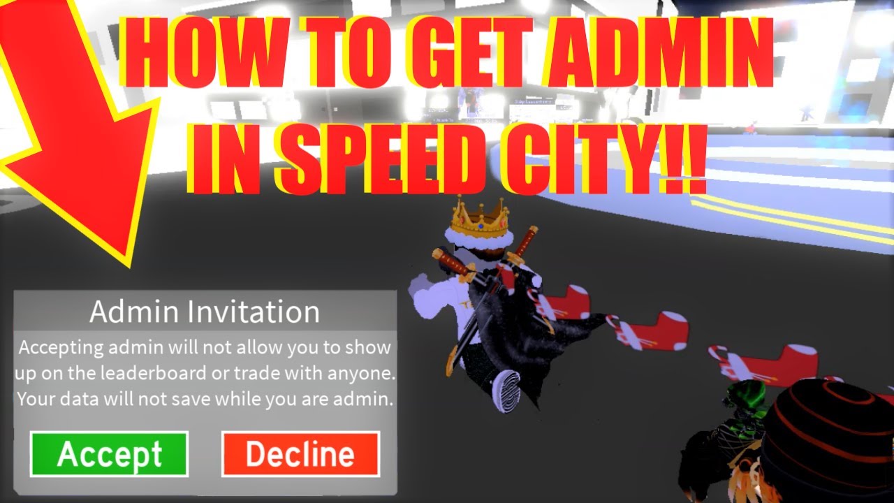 How To Get Admin In Speed City Roblox Youtube