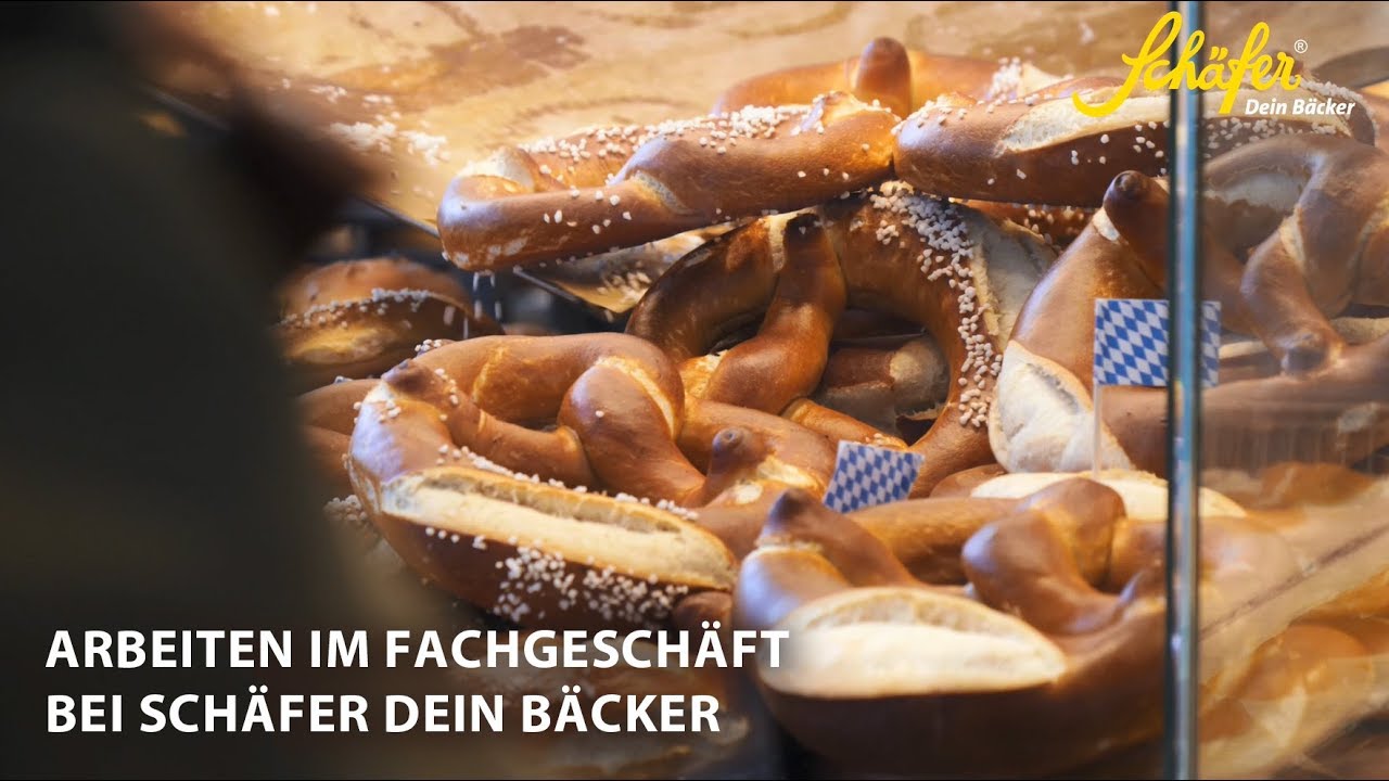 Arbeiten im Fachgeschäft - Schäfer Dein Bäcker