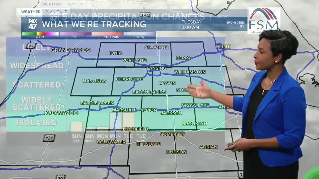 Get ready to use the umbrella next week as warmer temps move in - YouTube
