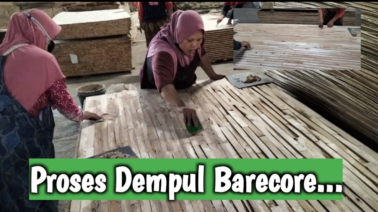 Barecore Putty Process ll Proses Dempul Barecore - YouTube