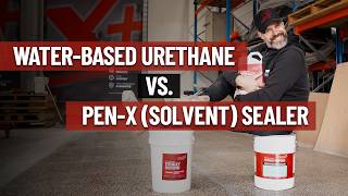 Water-based Urethane Vs. Pen-X Solvent Sealer