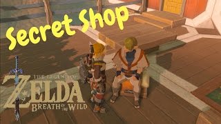 Legend of Zelda Breath of the Wild - Secret Shop (Hylian Shield & Rare Armor)
