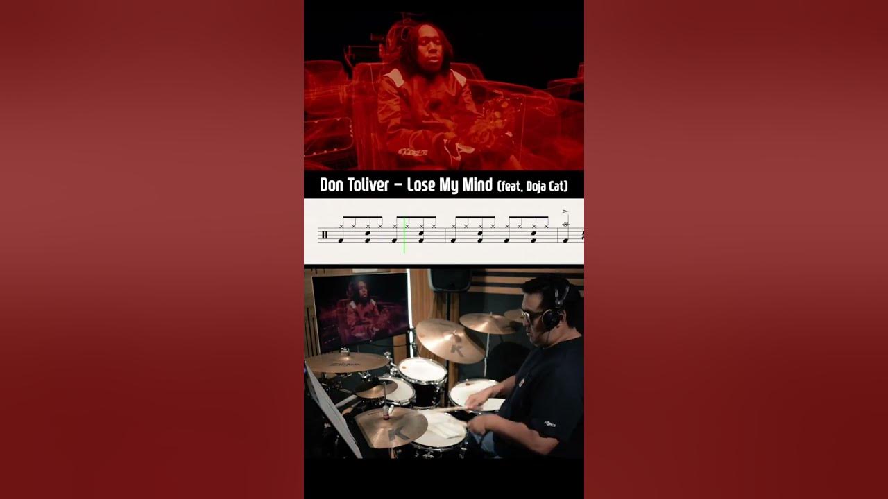 Don Toliver - Lose My Mind (feat. Doja Cat) [From F1® The Movie] | 드럼악보 | Drum Score |
