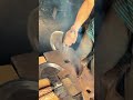 proses pemasangan gagang golok #shorts