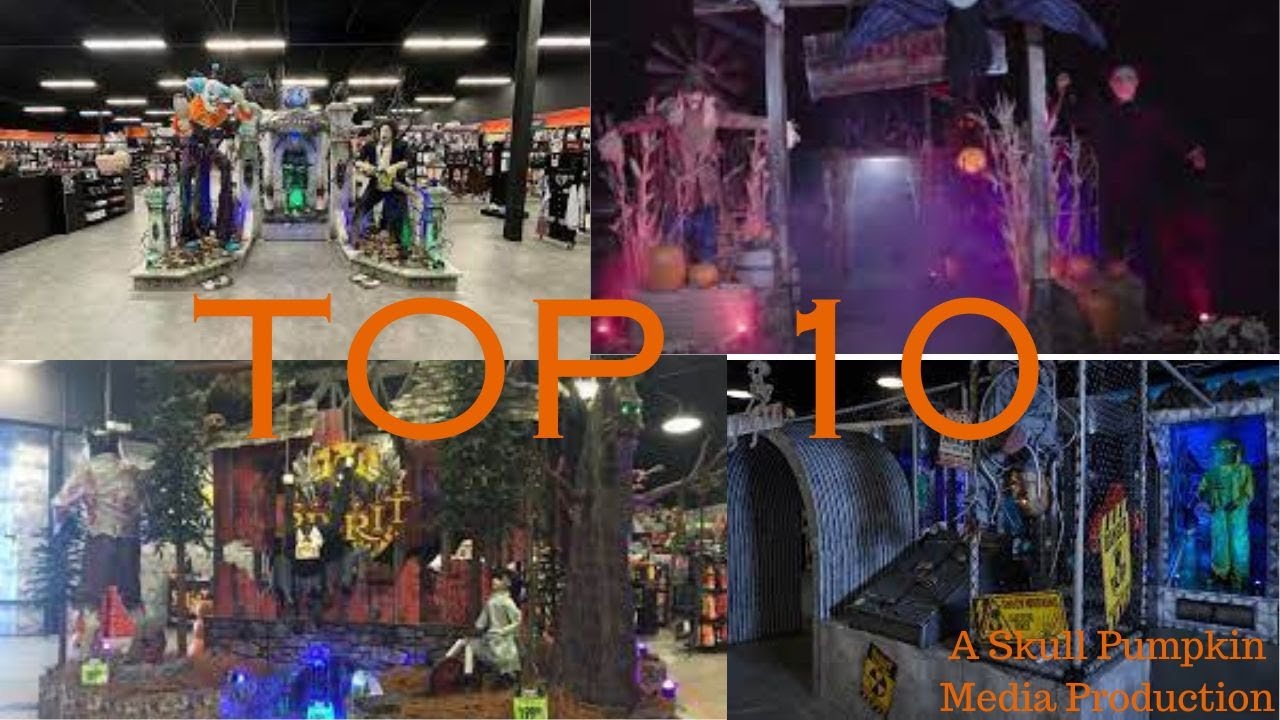 My Top 10 favorite Spirit Halloween themes YouTube