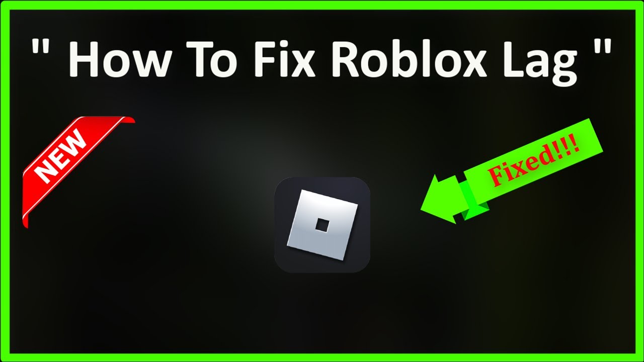 Roblox l How To Fix Lag .. ( Window 7 ) 