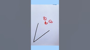 How to draw Ice cream Cone From V Alphabet #shorts