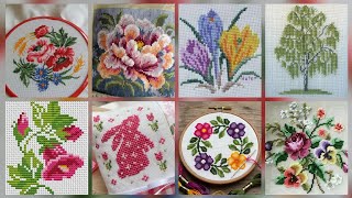 #1 Stunning &amp; Elegant Cross stitch patterns/Charsuti Embroidery Design Ideas Hand made Embroidery