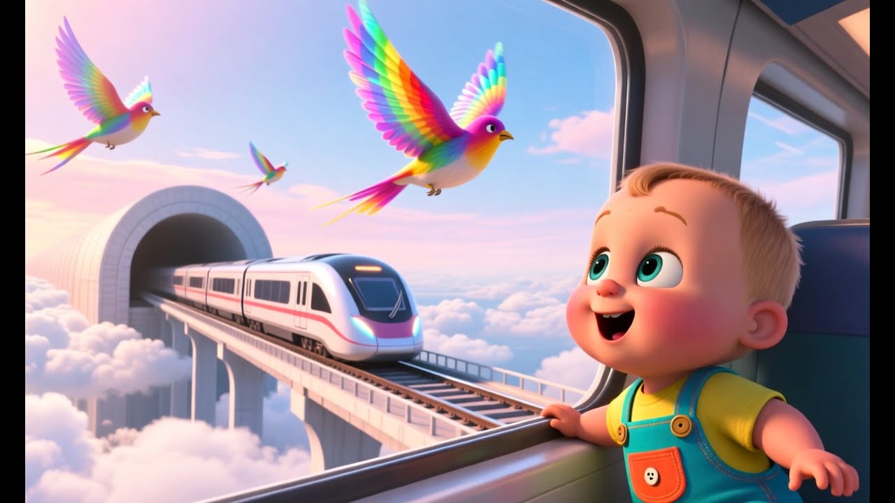 Magical Train Adventure 🚂 | Fun Learning Train Song for Kids | Sing Along Journey