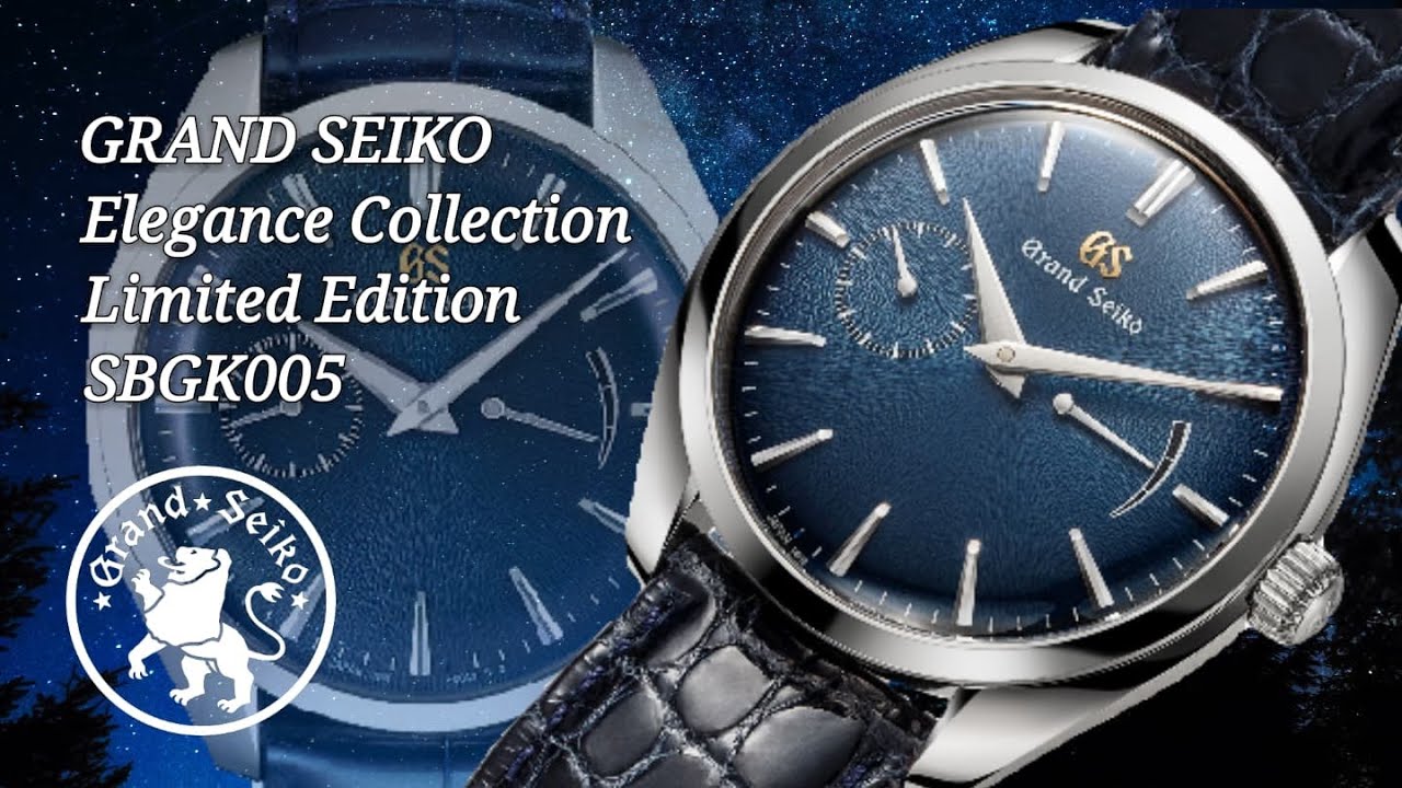 GRAND SEIKO | Elegance Collection | SBGK005 | Limited Edition | Beautiful  Mt. Iwate Dial - YouTube