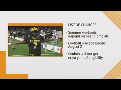 Louisiana high school athletes won't get extra year of eligibility from COVID-19, LHSAA says