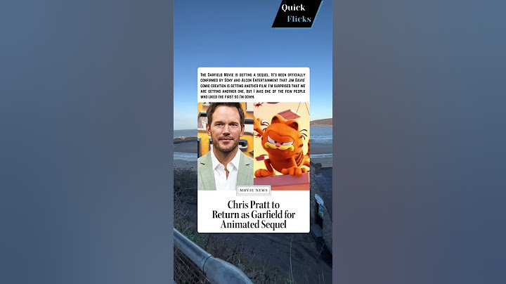 The Garfield Movie is Getting a New Sequel, Chris Pratt return as Garfield #garfield #chrispratt