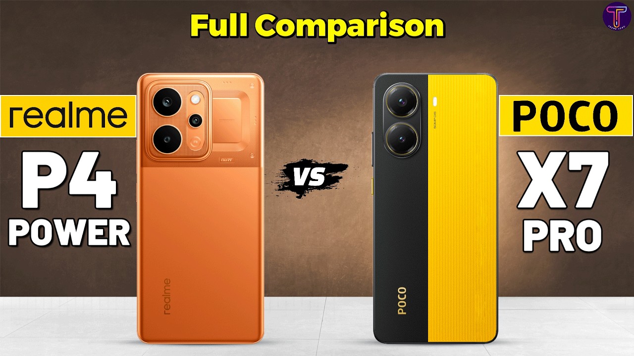 Realme P4 Power vs POCO X7 Pro : Full Comparison 🤔❓