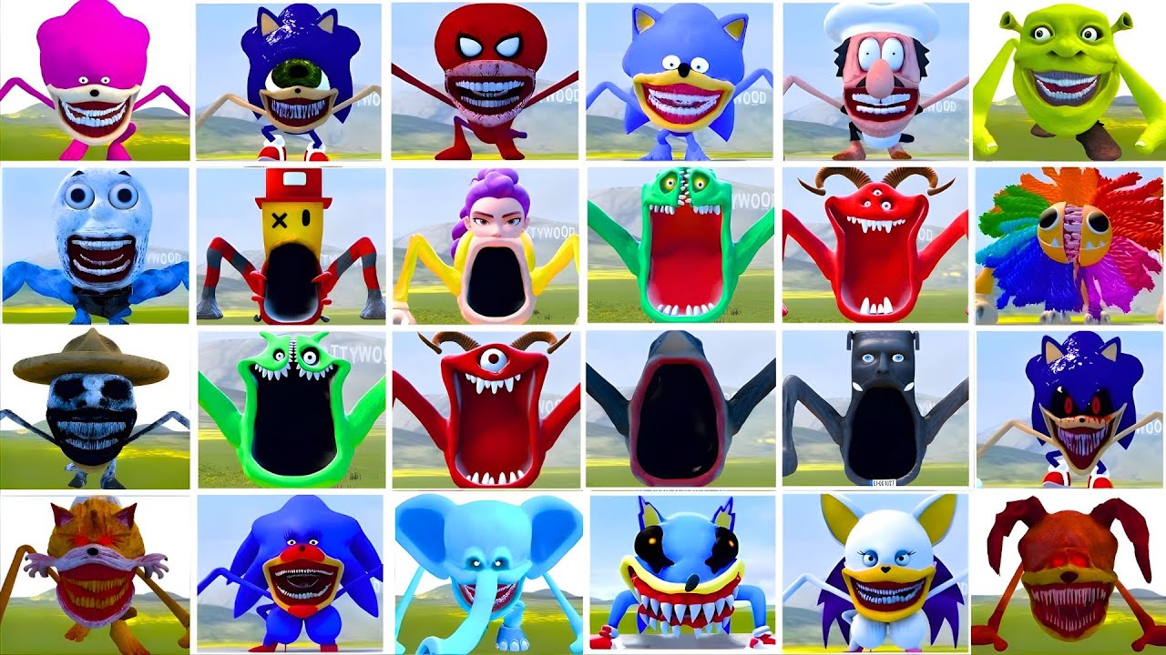 WHICH NEW ALL SHIN SONIC GARNOLD MECHATITAN VS ITALIAN BRAINROT MEME TAPES IS THE STRONGEST in GMOD