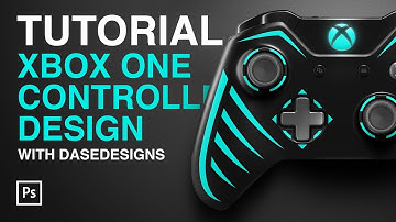 Custom Xbox One & Playstation 4 Controller Design Tutorial | Photoshop Tutorial DaseDesigns